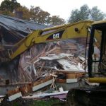 demolition of Cedar Street