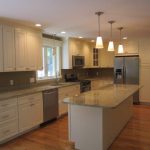Large light colored kitchen